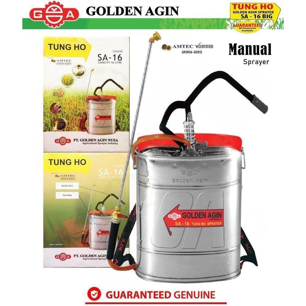 Golden Agin Tungho SA-16 Stainless Knapsack Sprayer | Golden Agin by KHM Megatools Corp. Golden Agin Tungho SA-16 Stainless Knapsack Sprayer | Golden Agin by KHM Megatools Corp.